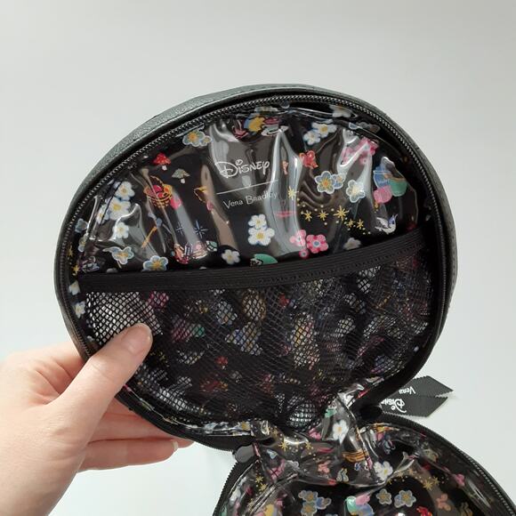 Disney 100 Vera Bradley Whimsy Cosmetic Bag Travel Toiletries Case Snow White - Picture 4 of 10